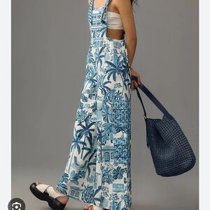 NWT Farm Rio printed overalls